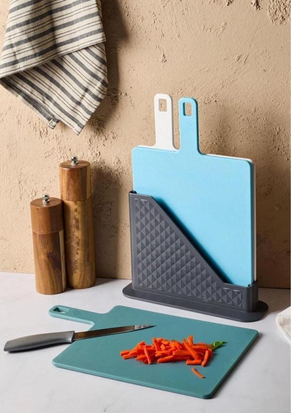 Brice 4 Parça Standlı Kesme Tahtası Set - Image 1