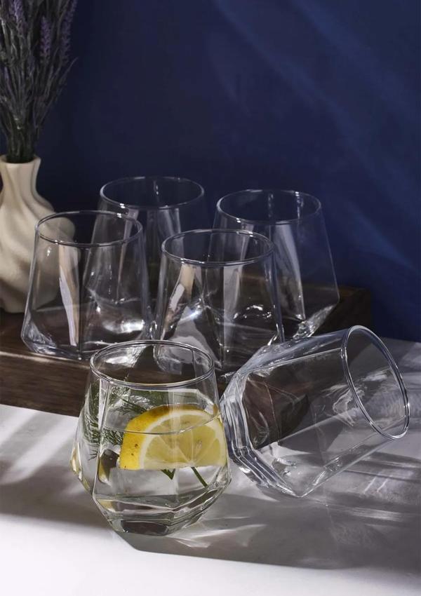 Harper Cam Bardak Seti - Meşrubat Bardağı Takımı 320ml  - Image 1