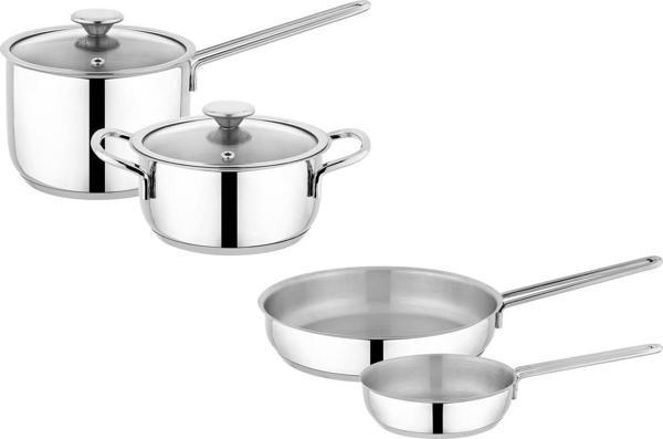 Schafer Steel Storm Çelik Sahan Seti 6 Parça-Inox - Image 1