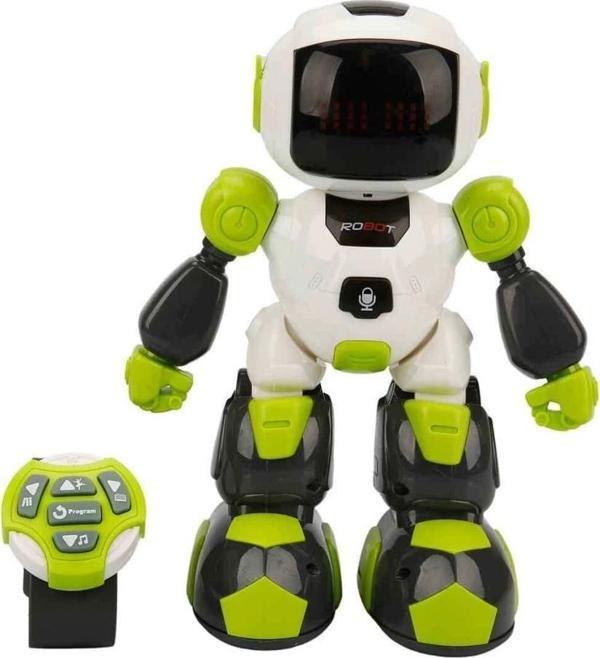 Eğitici Oyuncak Sesli ve Işıklı Uzaktan Kumandalı Programlanabilir Robot - Image 1