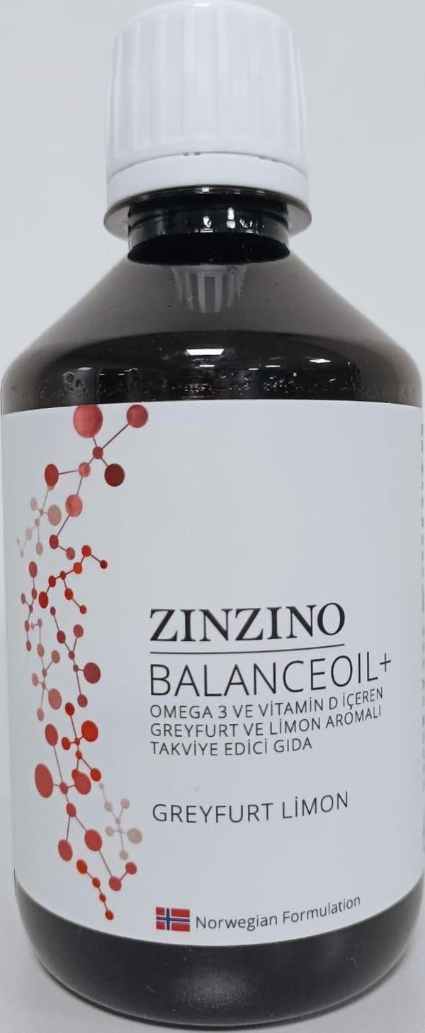 Zinzino Balanceoil Omega 3 ve D Vitamini İçeren Greyfurt ve Limon Aromalı Takviye Edici Gıda - Image 1