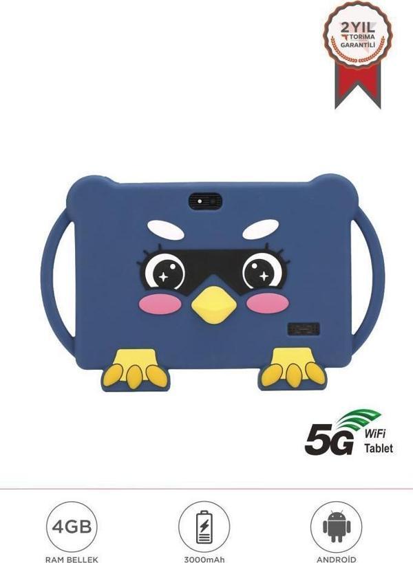 Torima T13 Mavi 4GB +128 GB Tablet Android 13 Çocuk Tableti Kılıf Hediyeli - Image 1