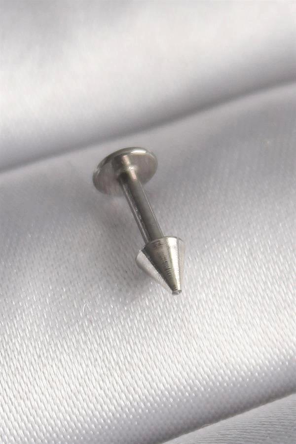 316L Çelik Gümüş Renk Çivi Model Piercing - Image 1