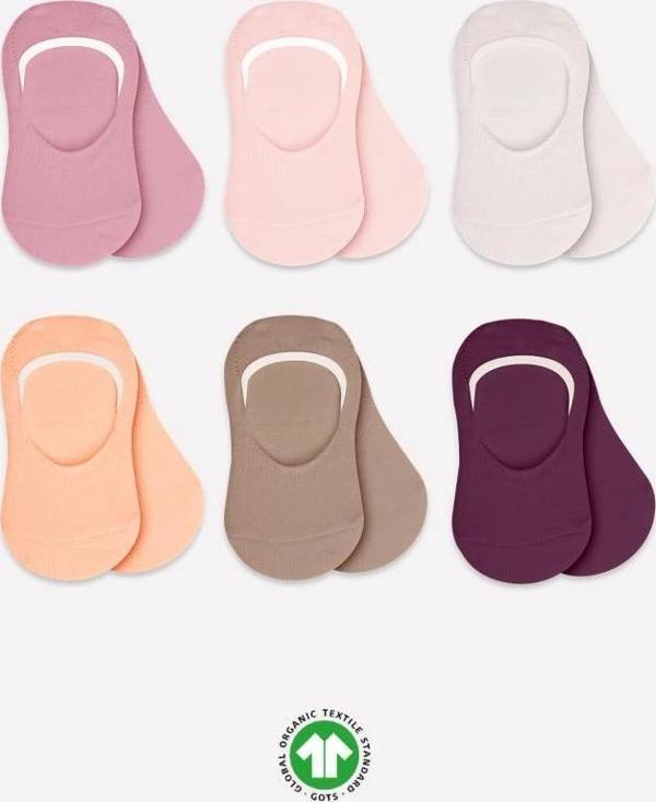 Eğitici Oyuncak  Bistyle Mix Babet Çorap 6'Lı BS30101M Gül Kurusu - Image 1