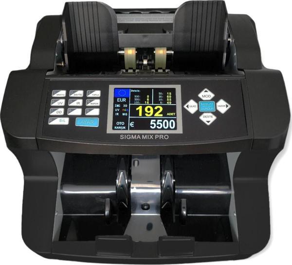 Sigma Profesyonel Mix Pro Tl - Euro - Usd - Gbp - Sry Karışık Para Sayma Makinesi - Image 1