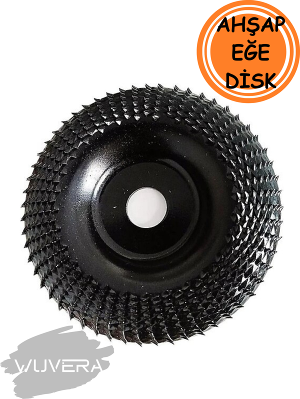 Wuvera 115 mm Ahşap Ağaç Torpu – Disk Tip Zımpara Uç, Taşlama Uyumlu - Image 1