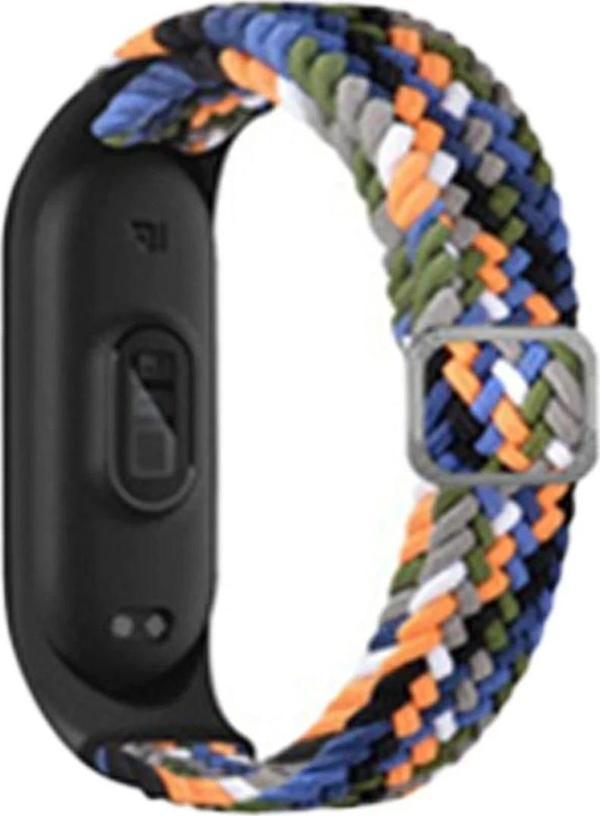 Xiaomi Mi Band 4 Star Kordon - Gri-Turuncu - Image 1