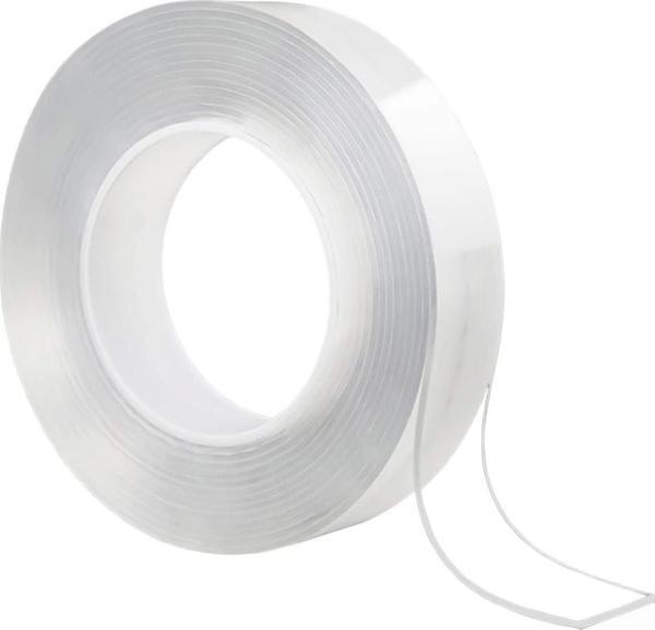 Çift Taraflı Nano Teknoloji Süper Yapıştırıcı Şeffaf Bant 1mm*3cm*3m - Image 1