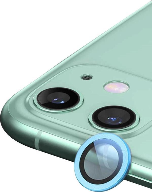 iPhone 12 Mini Raze Metal Kamera Lens - Mavi - Image 1