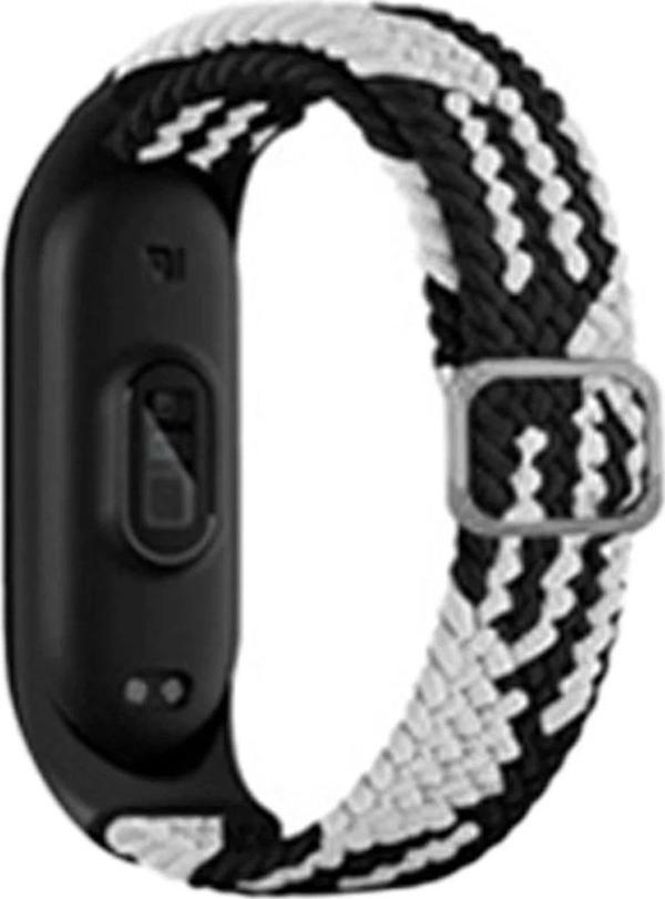 Xiaomi Mi Band 6 Star Kordon - Siyah-Beyaz - Image 1