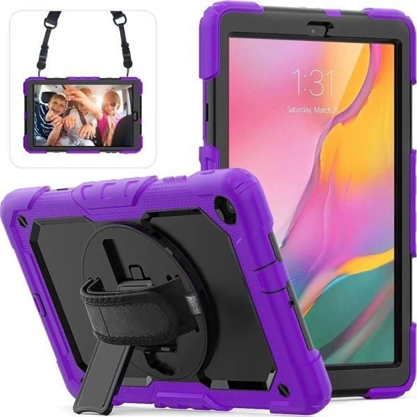 Samsung Galaxy T510 Tab A 10.1 Kılıf Pars Tablet Kapak - Mor - Image 1