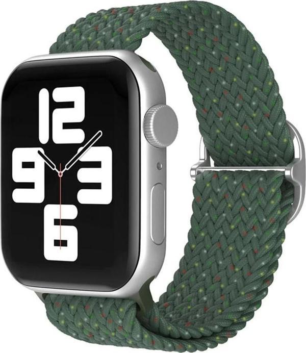 Apple Watch 38mm Star Kordon - Benekli Koyu Yeşil - Image 1