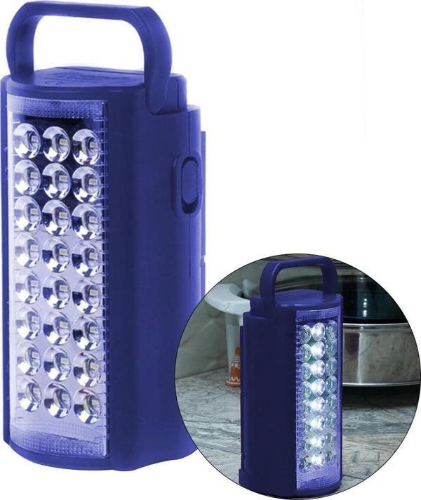 24 Ledli Şarjlı Işıldak (6v4a Akülü * Powerbank Özellikli) - Image 1