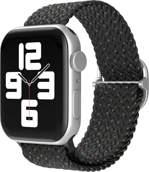 Apple Watch 38mm Star Kordon - Benekli Siyah - Image 1