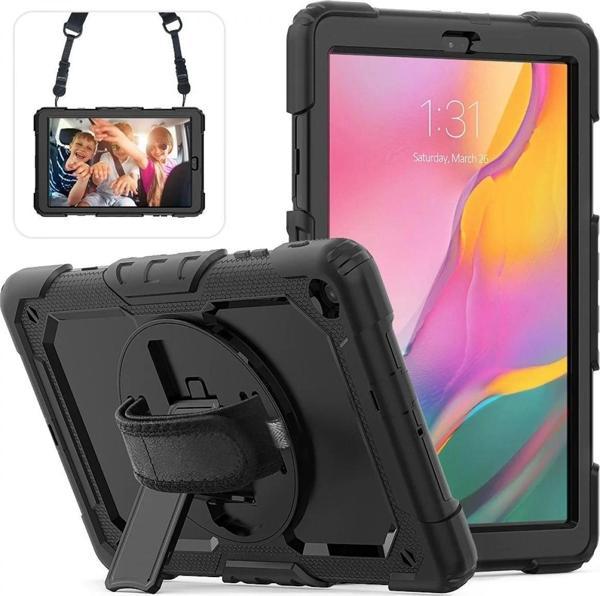 Samsung Galaxy T510 Tab A 10.1 Kılıf Pars Tablet Kapak - Siyah - Image 1