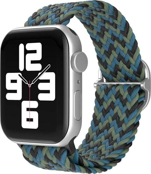 Apple Watch 38mm Star Kordon - Zigzag Mavi-Yeşil - Image 1