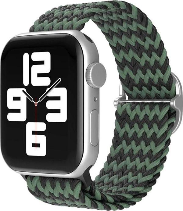 Apple Watch 38mm Star Kordon - Zigzag Yeşil-Siyah - Image 1