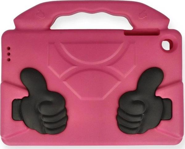 iPad 4 9.7 Kılıf Like Stantlı Tablet Silikon - Pembe - Image 1