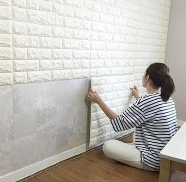 3d Tuğla Desenli Kendinden Yapışkanlı Duvar Paneli 58x38 Cm - Image 1