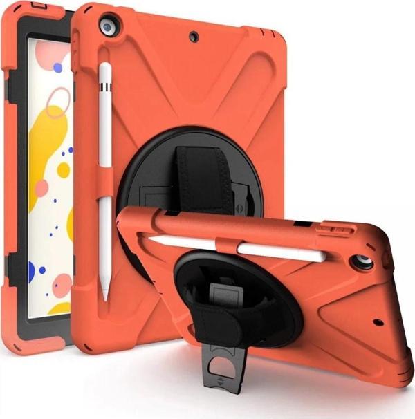 iPad 5 Air 9.7 Kılıf Amazing Tablet Kapak - Turuncu - Image 1