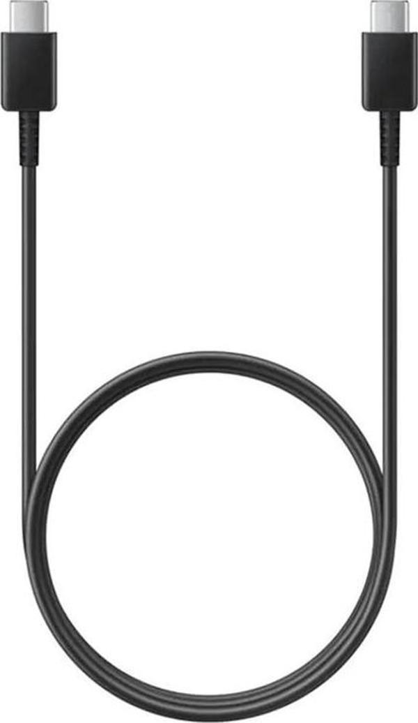 Usb Type-c To Type-c 3 Amper Siyah Şarj Ve Data Kablosu (1 Metre) - Image 1