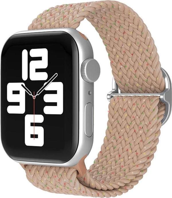 Apple Watch 42mm Star Kordon - Benekli Pudra - Image 1