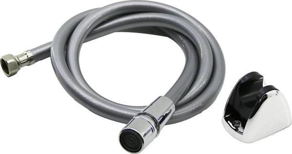 Gri Plastik Perlatörlü Taharatmatik Hortum  120cm - Image 1