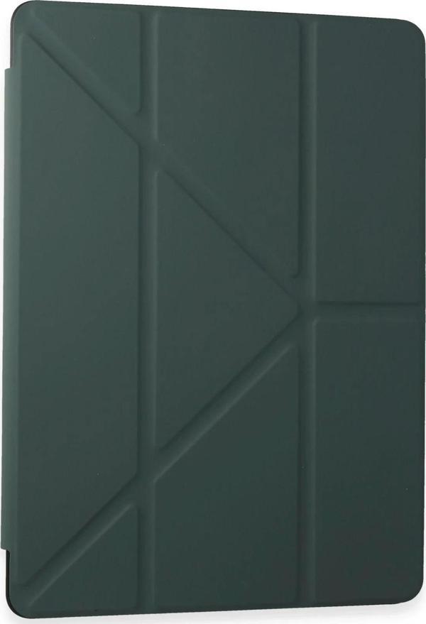 Samsung Galaxy Tab A9 Kılıf Kalemlikli Mars Tablet Kılıfı - Koyu Yeşil - Image 1