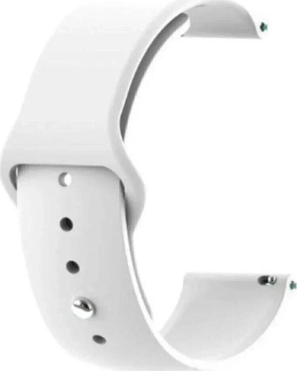 Huawei GT4 41mm 18mm Klasik Kordon - Beyaz - Image 1