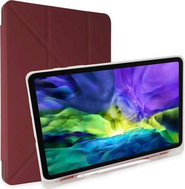 iPad 9.7 (2018) Kılıf Kalemlikli Mars Tablet Kılıfı - Mor - Image 1