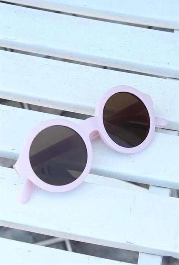 Pembe Renk Yuvarlak İskandinav Çocuk Gözlüğü - Image 1