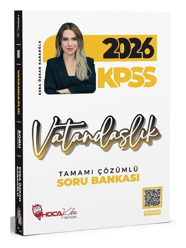 Hoca Kafası 2026 KPSS Vatandaşlık Soru Bankası Çözümlü - Hoca Kafası Yayınları - Image 1