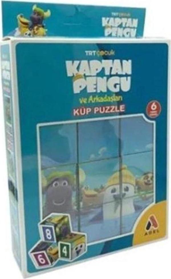 Trt Çocuk Kaptan Pengu Ve Arkadaşları Küp Puzzle - Image 1