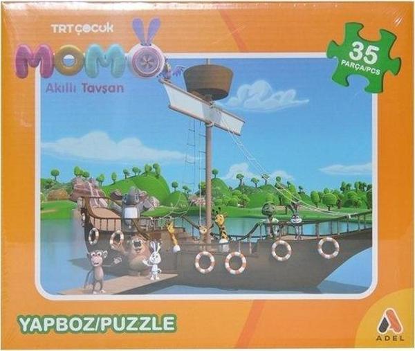 Trt Çocuk Momo Akıllı Tavşan Puzzle - 35 Parça - Image 1