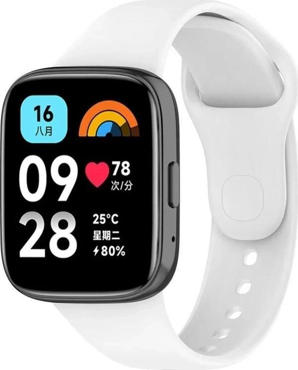 Xiaomi Redmi Watch 3 Active Klasik Kordon - Beyaz - Image 1