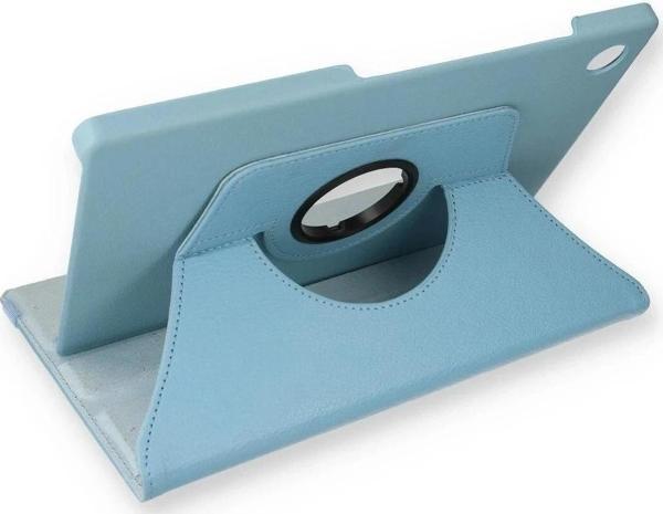 Samsung Galaxy X200 Tab A8 10.5 Kılıf 360 Tablet Deri Kılıf - Turkuaz - Image 1