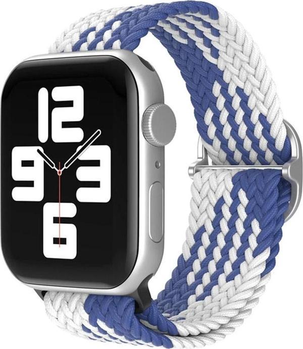 Watch 20mm Star Kordon - Mavi-Beyaz - Image 1
