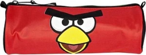 Angry Birds Lisanslı Kırmızı Tek Bölmeli Kalem Çantası , Kalemlik, Kalem Kutusu - Image 1