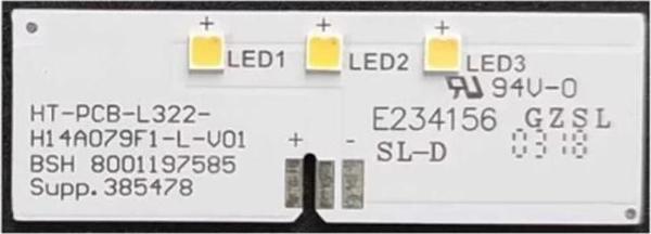 Buzdolabı İç Aydınlatma Ledi Ld79 Ht-pcb-l322-h14a079b-l-v01 3 Çipli - Image 1