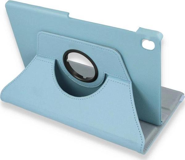 Lenovo M10 FHD Plus X606F Kılıf 360 Tablet Deri Kılıf - Turkuaz - Image 1