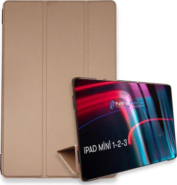 iPad Mini 3 Kılıf Tablet Smart Kılıf - Rose Gold - Image 1