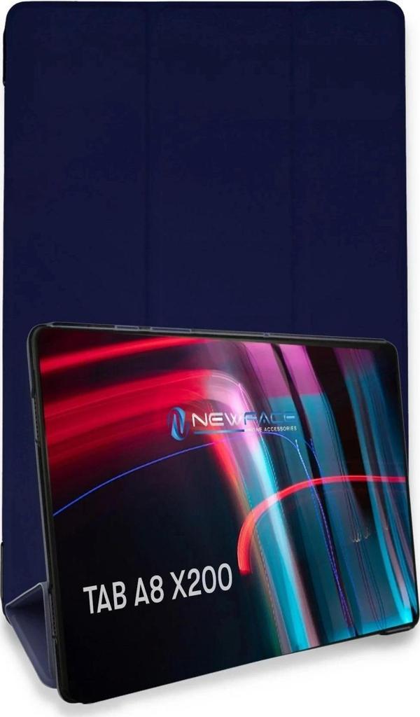 Samsung Galaxy X200 Tab A8 10.5 Kılıf Tablet Smart Kılıf - Lacivert - Image 1