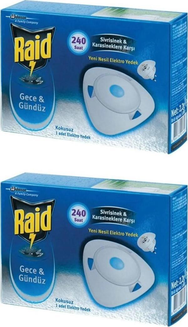 Raid Gece&Gündüz Elektro Yedek x 2 Adet - Image 1
