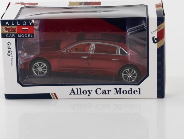 1:24 Ölçek 4 Kapısı Kaput ve Bagajı Açılan Diecast Model Araba Kırmızı - Image 1
