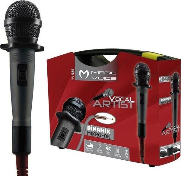 Magıcvoıce Mv-525 Dinamik Professıonal Kablolu El Mikrofonu ( 4.5 Mt Kablolu ) - Image 1