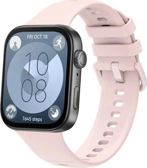 Huawei Watch Fit 3 Klasik Kordon - Pudra - Image 1