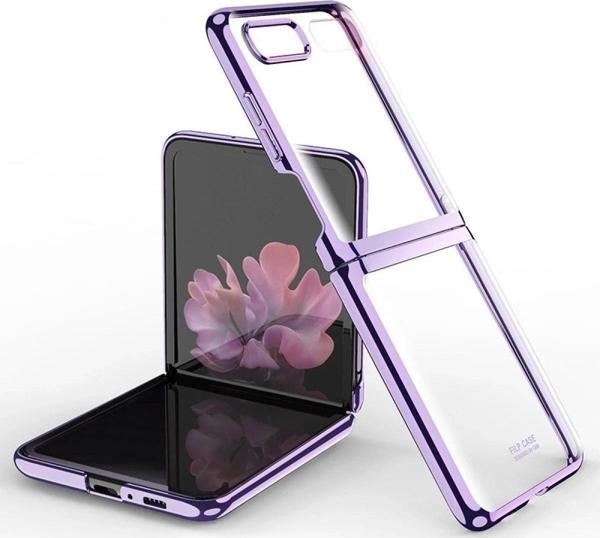 Samsung Galaxy Z Flip 4 Kılıf Fold Element Kapak - Mor - Image 1
