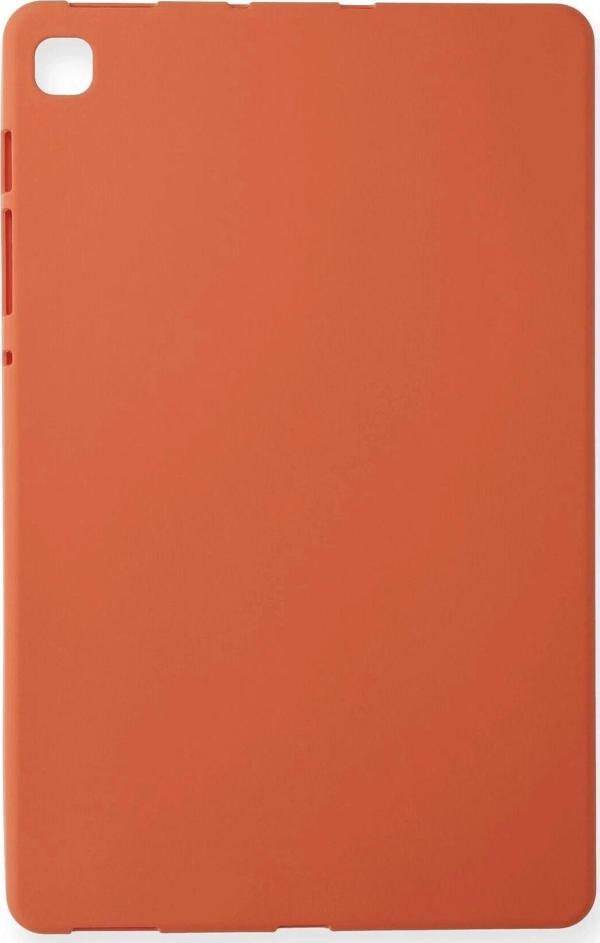 Samsung Galaxy P610 Tab S6 Lite 10.4 Kılıf Evo Tablet Silikon - Turuncu - Image 1