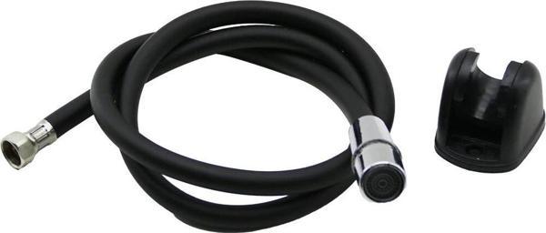 Siyah Plastik Perlatörlü Taharatmatik Hortum  120cm - Image 1