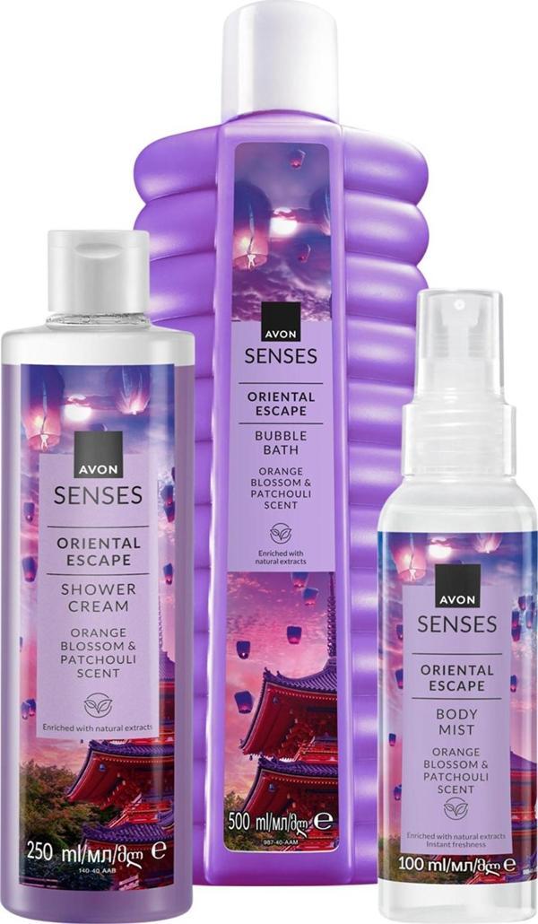 Senses Oriental Escape Portakal Çiçeği ve Paçuli Kokulu Banyo Paketi - Image 1